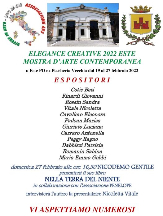 Mostra d'arte contemporanea 'Elegance Creative 2022' - 19-27 febbraio