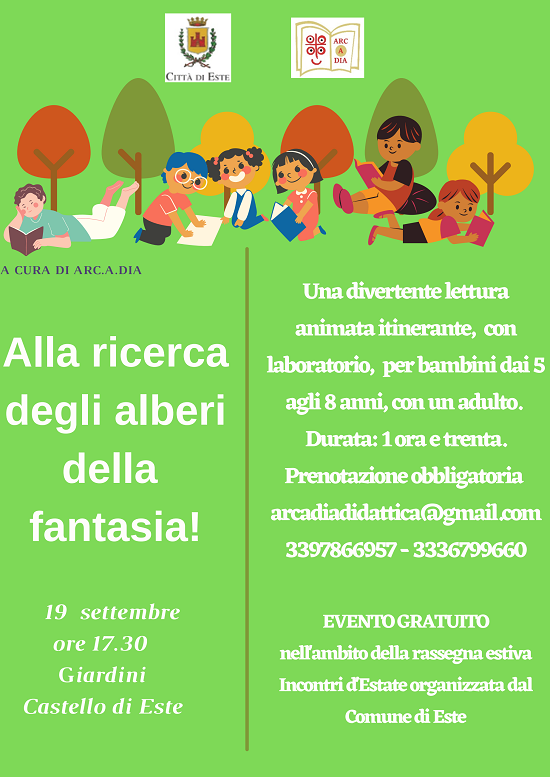 "Alla ricerca degli alberi della fantasia!" - letture animate domenica 26 settembre