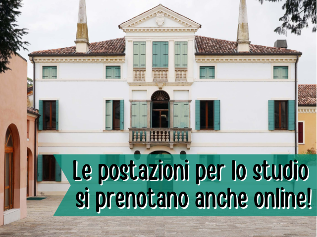 BIBLIOTECA: la postazione per lo studio si prenota anche online!