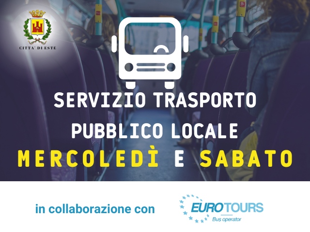 Servizio di trasporto pubblico locale al mercoledì e al sabato