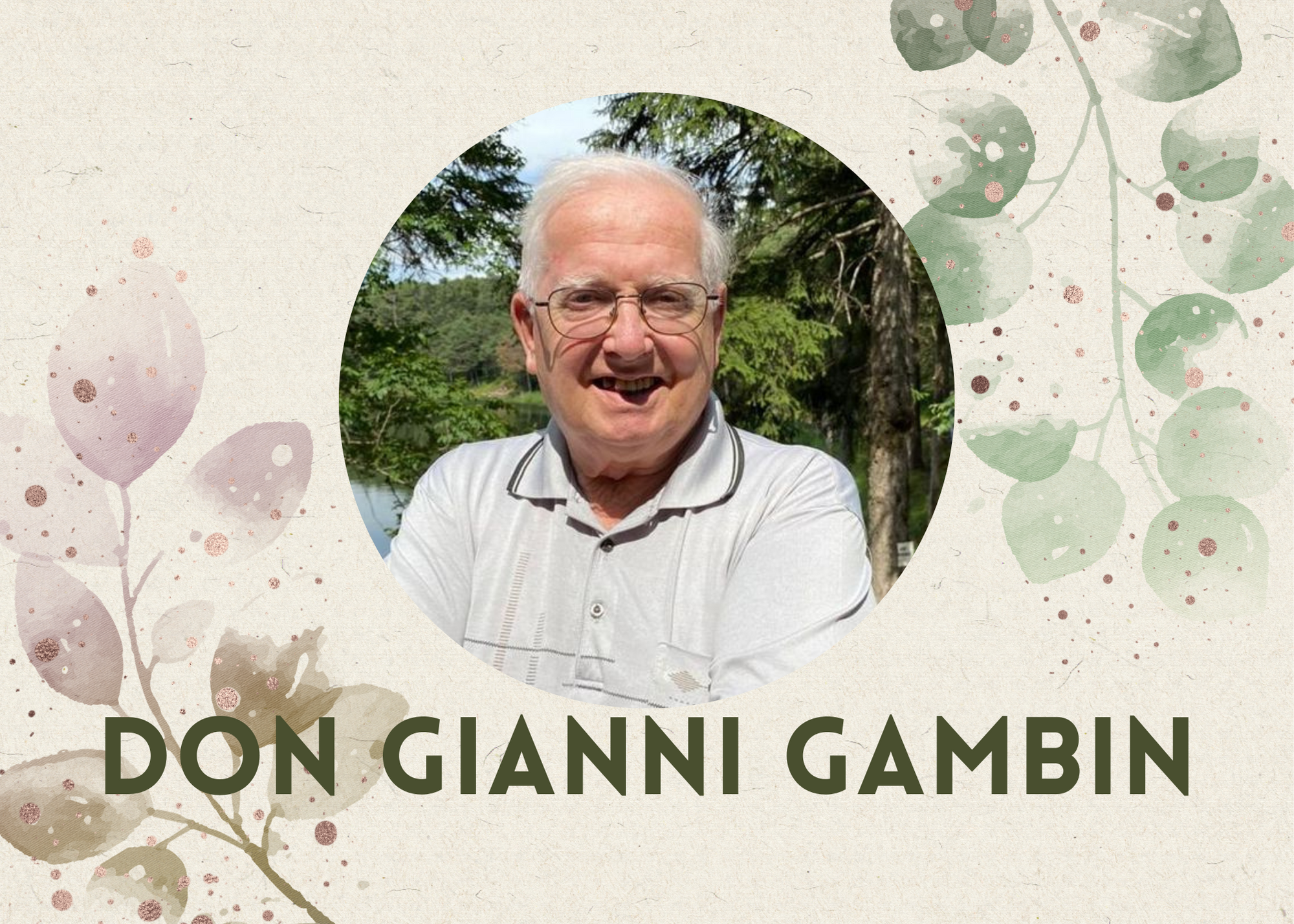 Don Gianni Gambin: a lui sarà intitolata un'area di Deserto