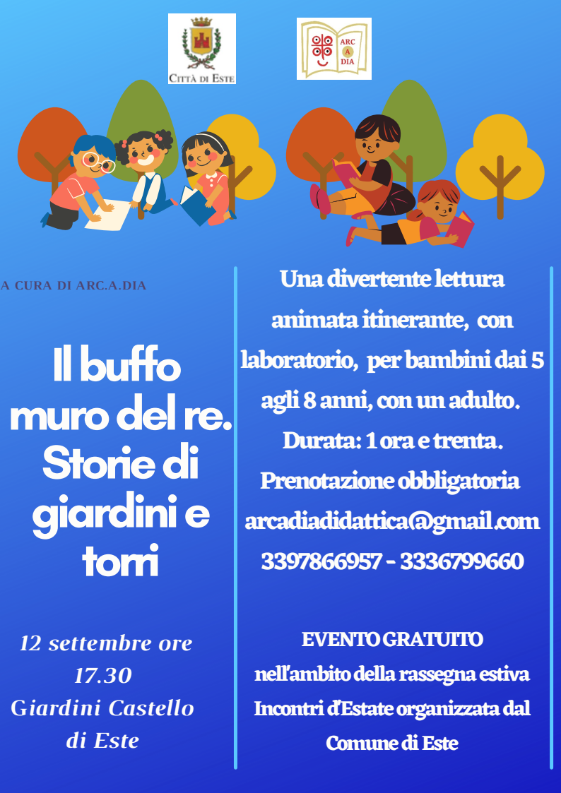 "Il buffo muro del re" e altre storie, con le letture animate di domenica 12 settembre