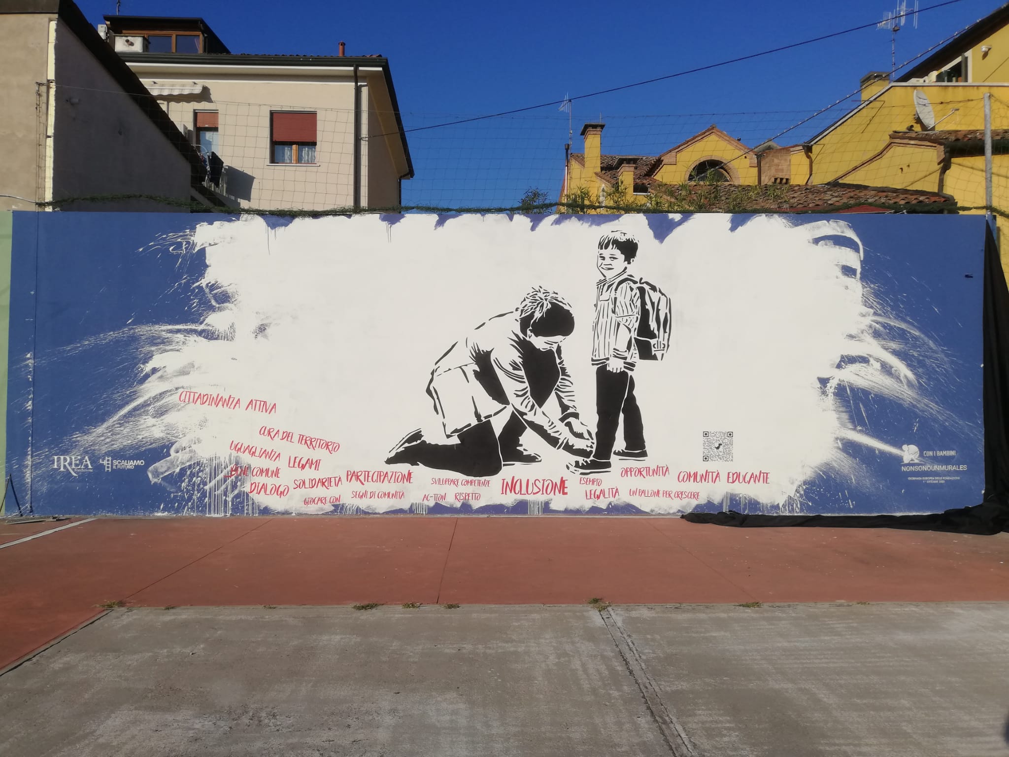 Inaugurato il murales del Progetto 4H