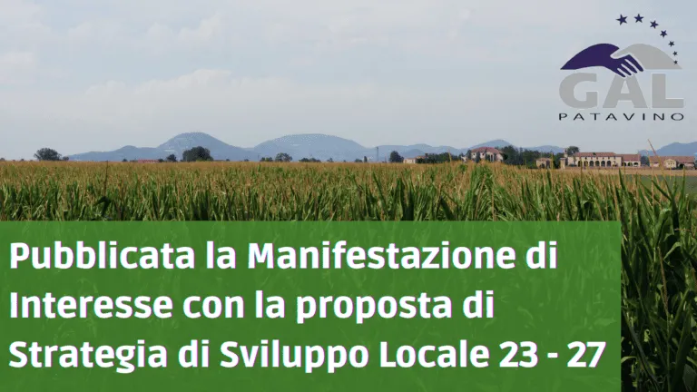 GAL Patavino - Manifestazione di Interesse e Proposta di Strategia di Sviluppo Locale 2023-2027