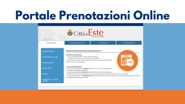 Il 7 febbraio si inaugura il Portale Prenotazioni Online