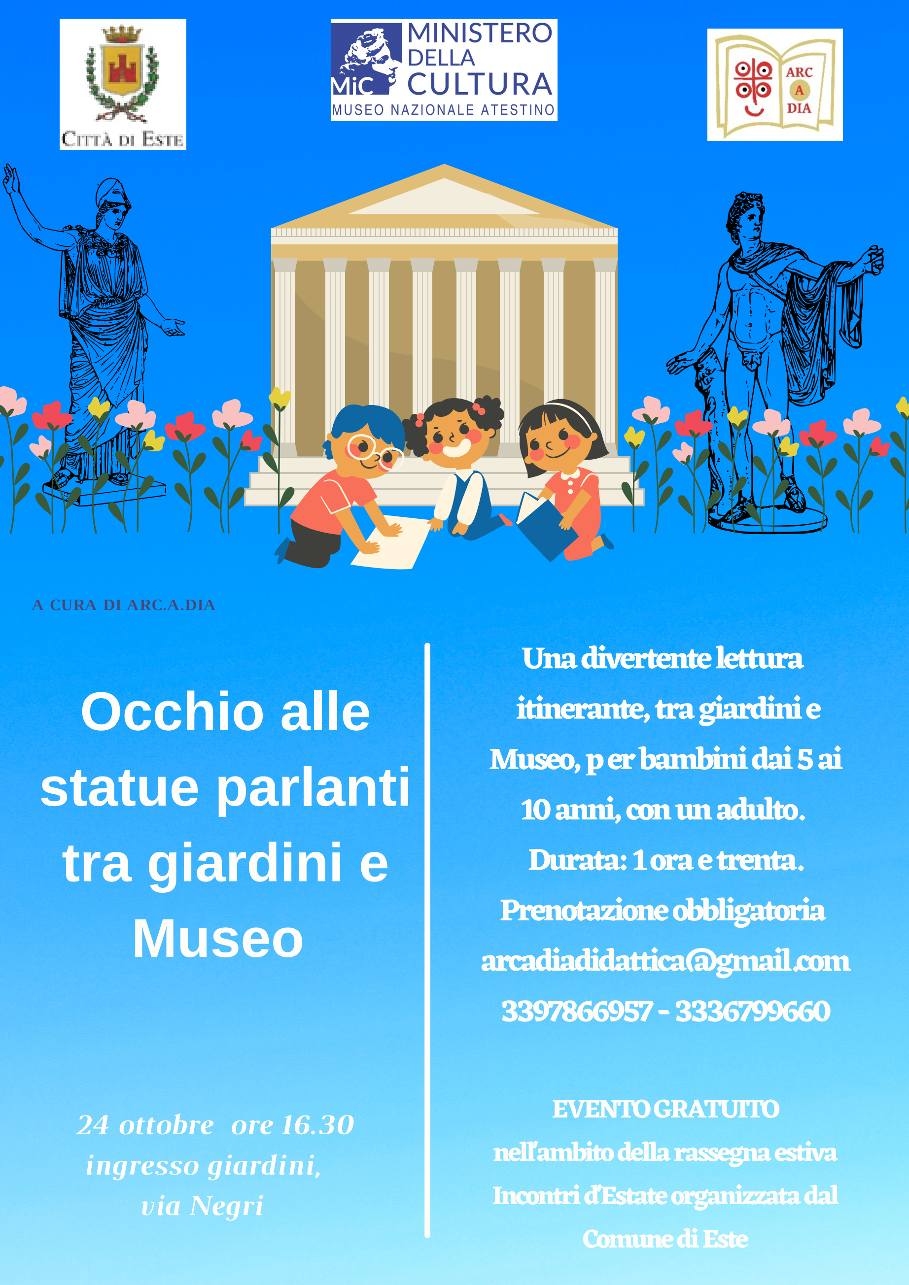 "Occhio alle statue parlanti tra giardini e Museo" - 24 ottobre 2021