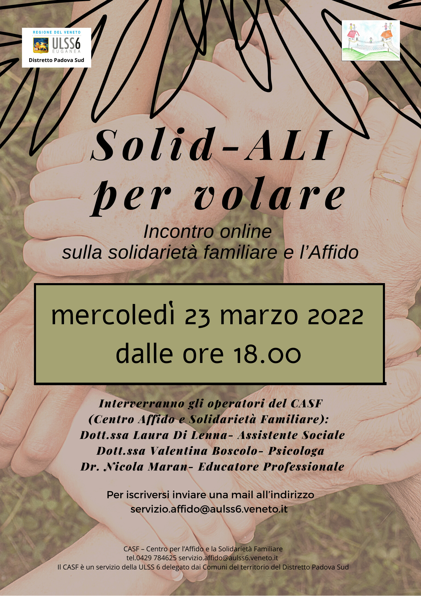 "Solid-ALI per volare" - solidarietà familiare e affido