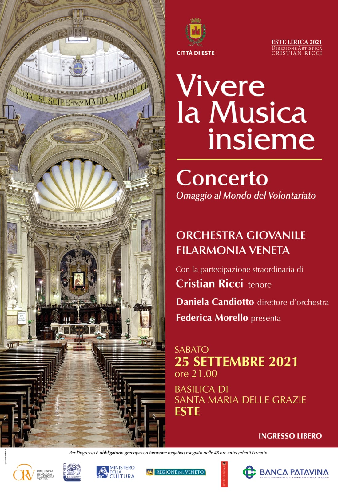 "Vivere la musica insieme" - sabato 25 settembre