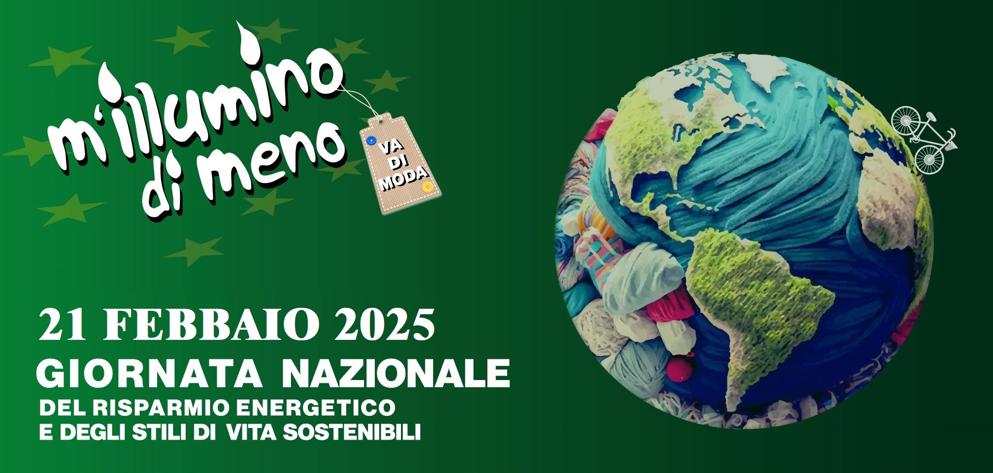 M’illumino di Meno, torna la campagna di sensibilizzazione sul risparmio energetico con un’edizione extra large, dal 16 al 21 febbraio