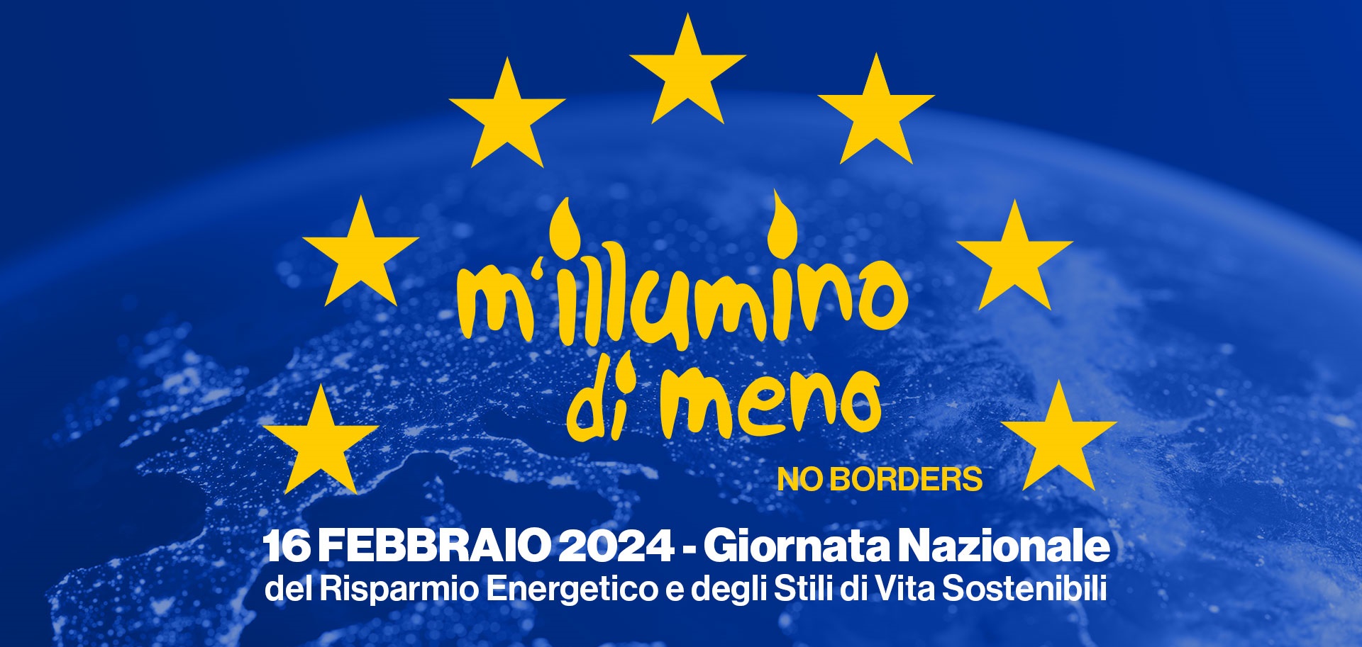 M'illumino di Meno torna il 16 Febbraio 2024