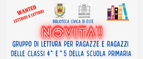 Novità in Biblioteca Civica: parte il Gruppo di Lettura Ragazzi!