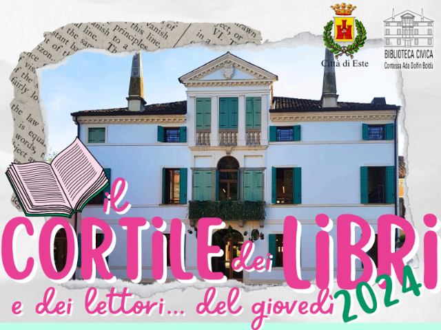 Il nuovo "Cortile dei libri (e dei lettori)" in Biblioteca Civica, da giovedì 9 maggio!