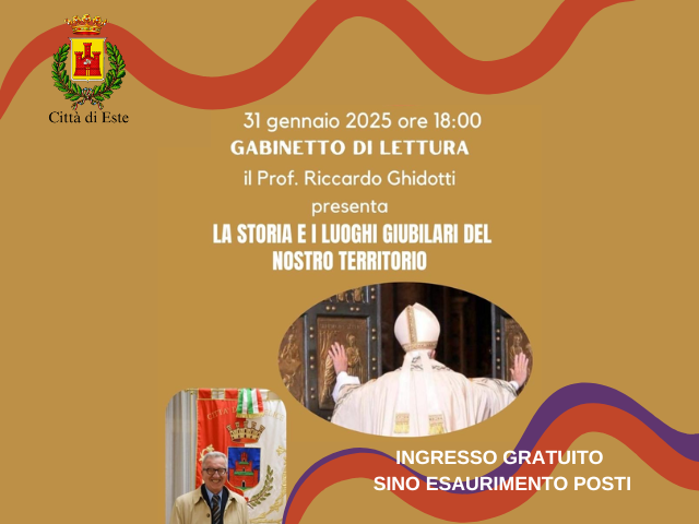  “La storia e i luoghi giubilari del nostro territorio” - 31 gennaio 