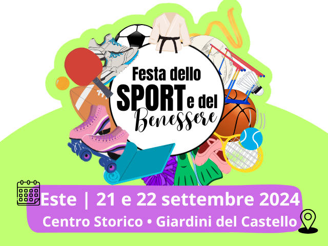 La Festa dello Sport si amplia e diventa “FESTA DELLO SPORT E DEL BENESSERE”