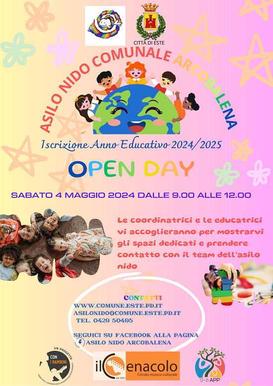 Open Day Asilo Nido "Arcobalena"- 4 maggio