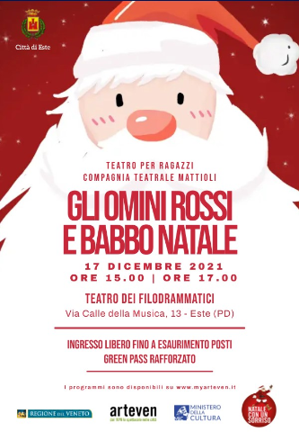 Teatro per ragazzi "Gli omini rossi e Babbo Natale" - 17 dicembre