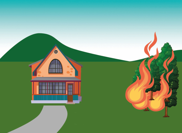Riduzione del rischio incendio in prossimità di abitazioni