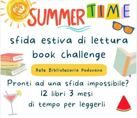 "Summer Time" con la Biblioteca Civica, per piccoli e grandi: sfida estiva di lettura della Rete Bibliotecaria Padovana
