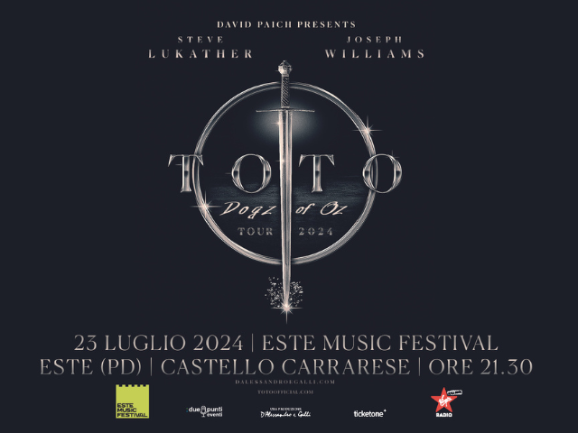 Este Music Festival: i TOTO in apertura il 23 luglio