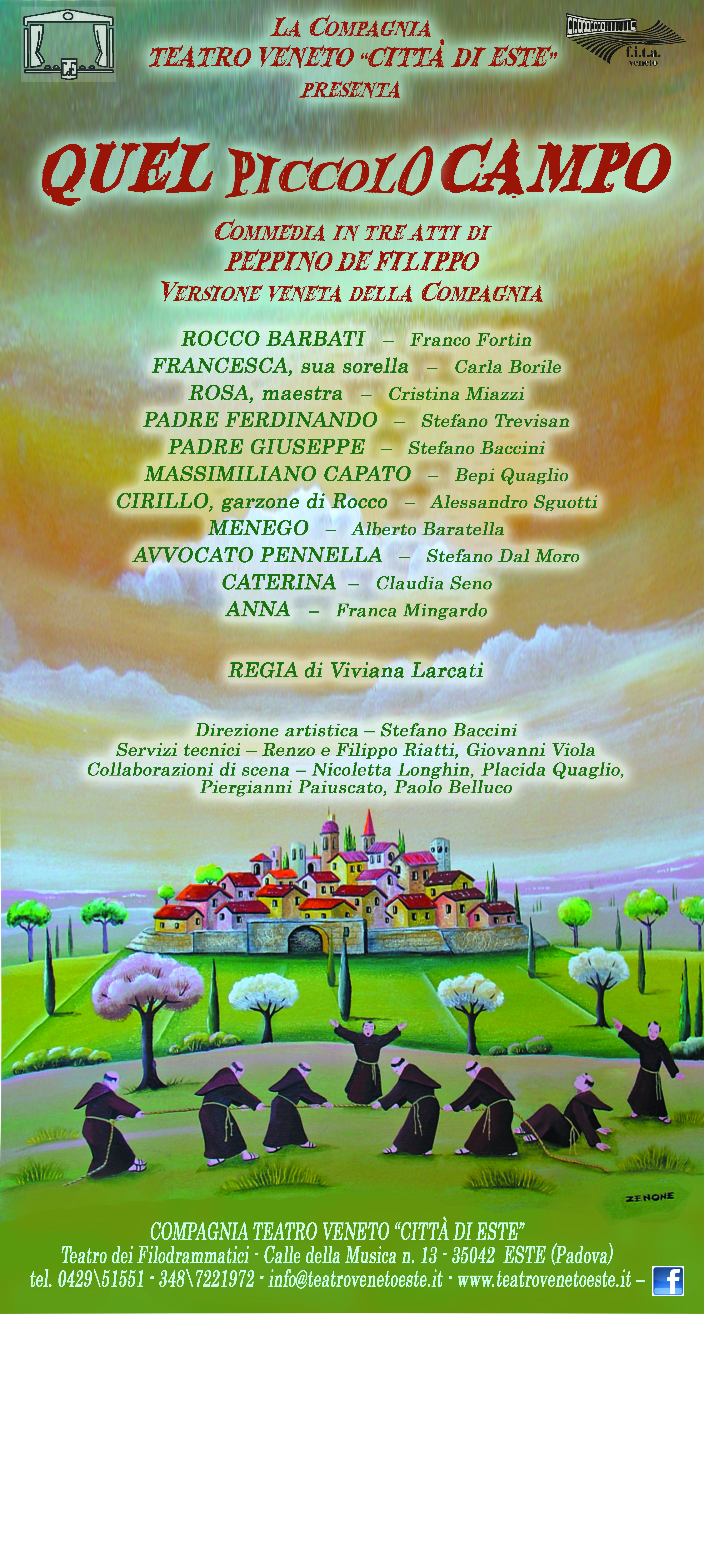 "Quel piccolo campo" di Peppino De Filippo in versione veneta