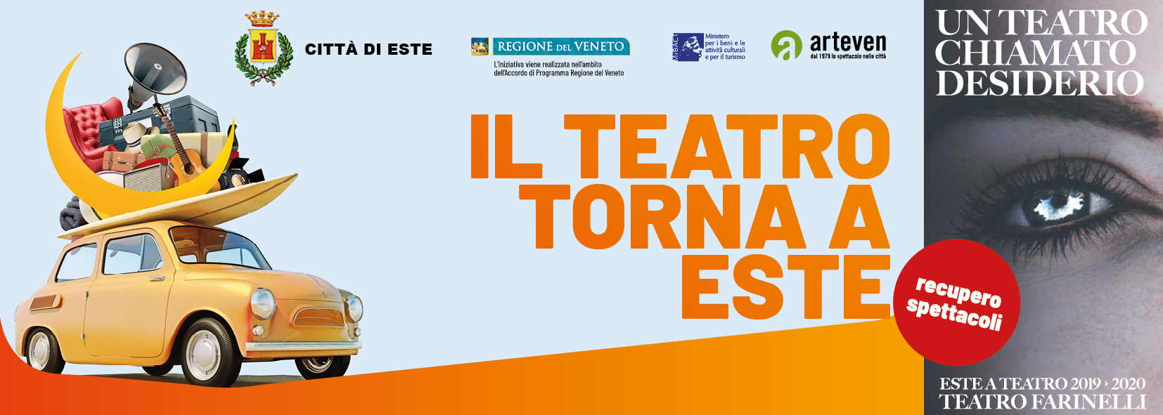 Il Teatro torna a Este! Spettacoli nella rassegna "Incontri d'Estate - Este 2020"